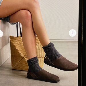 A.Emery Brown Suede women’s mules